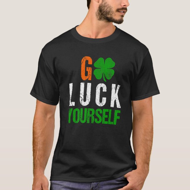 T-shirt Drôle Saint Patrick's Day Pour Adultes Hommes Femm (Devant)