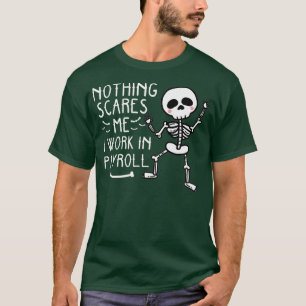 T-shirt Drôle Salaire Halloween Ressources humaines Danse