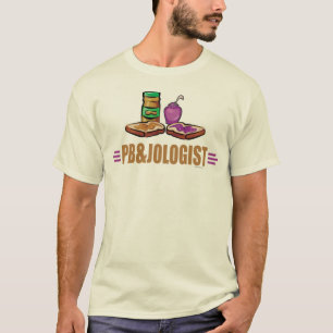 T-shirt Drôle sandwiches à la gelée de beurre d'arachide