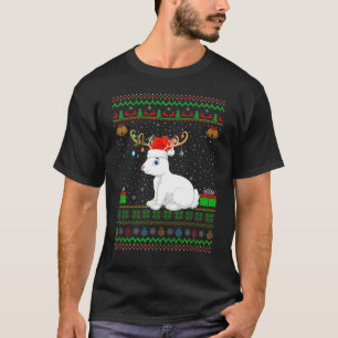 T-shirt Drôle Santa Hat Correspondant Laide Hare Arctique 