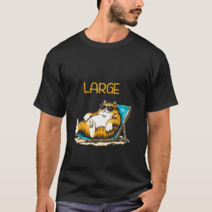T-shirt drôle sarcastique animal ironique chaton gros chat