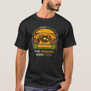 T-shirt Drôle Sarcastique Anti Téléphone Cellulaire Grand-