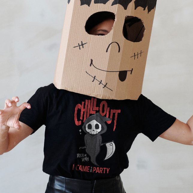 T-shirt Drôle Sarcastique GrimReaper Costume de fête d'Hal (Funny Sarcastic GrimReaper Halloween Party Costume T-Shirt)