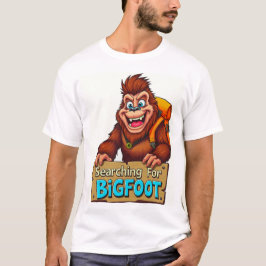 T-shirt Drôle Sasquatch Bigfoot Sac Dans Les Bois