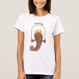 T-shirt Drôle sauter boudskipper poisson dessin animé