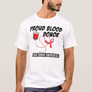 T-shirt Drôle Sauvez la vie Dons de sang Sensibilisation 