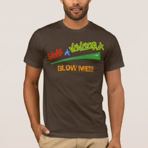 T-shirt drôle….sauvez un vuvuzela, soufflez-moi