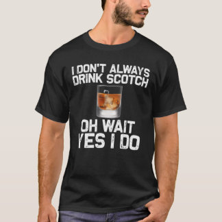T-shirt Drôle Scotch Drinkers Cadeaux Hommes Femmes Ecosse