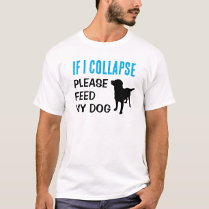 T-shirt Drôle si j'efface le chien papa Amoureux des chien