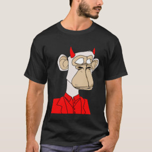 T-shirt Drôle singe non-Fungible humain NFT Crypto Art Tok