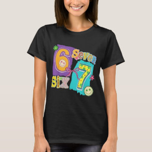 T-shirt Drôle Six Sept 6 7 Mème 67 Conception pour Femmes