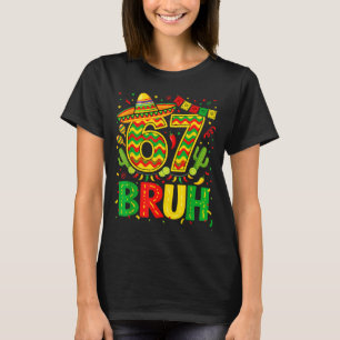 T-shirt Drôle six sept bruh mème cinco de mayo garçons fil