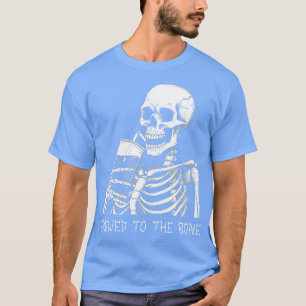 T-shirt Drôle Skeleton Goth Hommes Femmes Drôle Halloween 