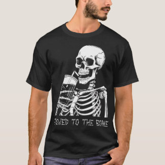 T-shirt Drôle Skeleton Goth Hommes Femmes Drôle Halloween