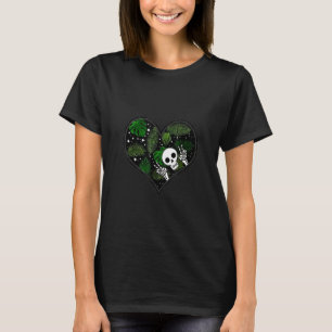 T-shirt Drôle Skeleton Plante Lover, Gardener, Plantes Son