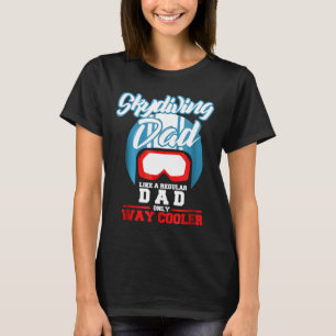 T-shirt Drôle Skydiving Papa Fête des pères Skydiver Cadea