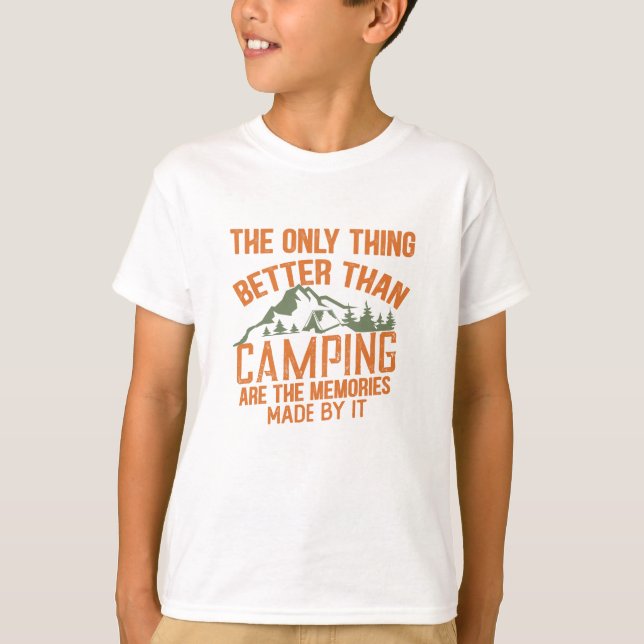 T-shirt Drôle slogan de camping été citations (Devant)