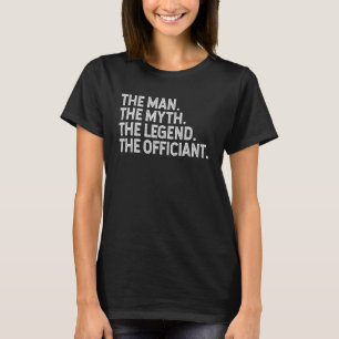 T-shirt Drôle Slogans De Mariage Dit L'Homme Mythe Légende