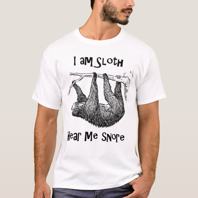 T-shirt Drôle Sloth (Devant)
