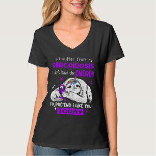T-shirt Drôle Sloth Je Souffre De Sensibilisation À La Sar