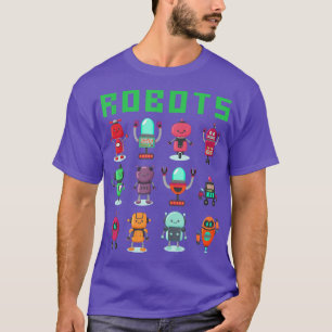 T-shirt Drôle Smart Robot Technology Kids Toddler Robots c