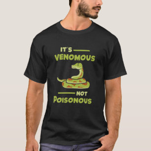 T-shirt Drôle Snake Cadeau Hommes Femmes Cool C'est Vénomo