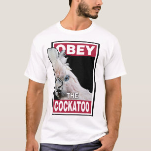 T-shirt Drôle Solomons Cockatoo - Oiseau Art