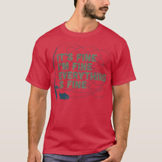 T-shirt Drôle Son Im Fin Tout Est Beau Pêche1