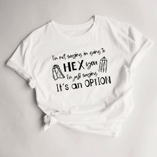 T-shirt Drôle sorcière Spells Hex