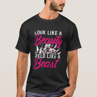 T-shirt Drôle Soudage Fabricant Souder Comme Une Femme De 