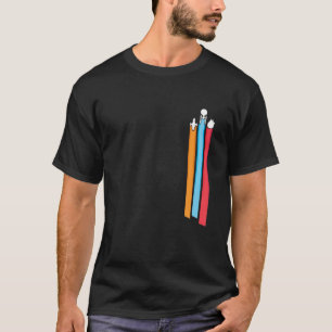T-shirt Drôle Space Racing Stripes Hommes