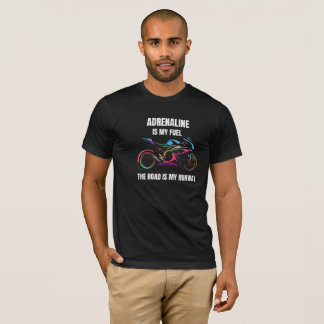 T-shirt Drôle Sportbike Motivational Quote - Moto Gif