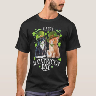 T-shirt Drôle St Pat's Paddy Patrick Day's Happy St Cat Tr