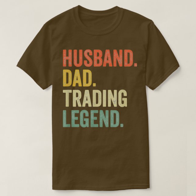 T-shirt Drôle Stock Trader Jour Trader Crypto Bitcoin (Design devant)