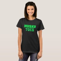 Drôle T de nouveauté MUSKY TOES chemise de style v