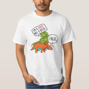 T-shirt Drôle T-Rex Chemise Dinosaur Tricératops Je suis u