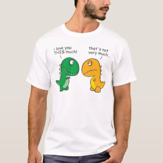 T-shirt drôle-T-Rex-petit-bras-bande dessinée