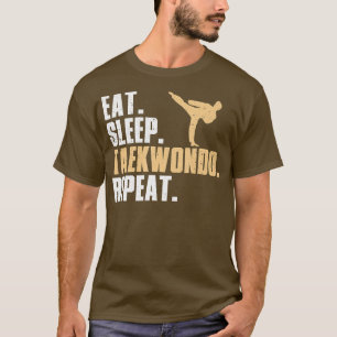 T-shirt Drôle Taekwondo Design Pour Garçons Filles Tae Kwo