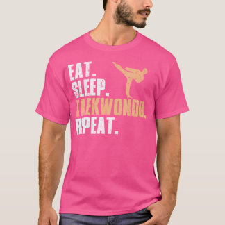 T-shirt Drôle Taekwondo pour les garçons filles Tae Kwon D