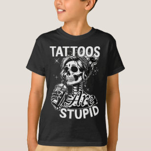 T-shirt Drôle Tatouage En Encre Citation Tatouages Sont De