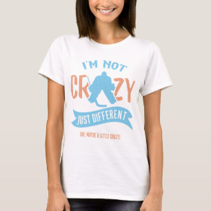 T-shirt Drôle Tee - shirt de gardien de but de hockey sur 