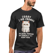 Drôle Terrible Dit Cranky Senior Birthday Humour