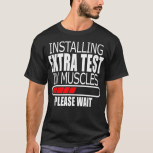 T-shirt Drôle Test Testostérone Thérapie TRT Gym Bodybuild