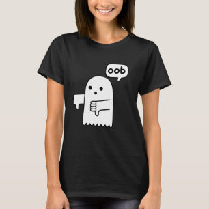 T-shirt Drôle Thumbs Down Ghost hurler de désapprobation