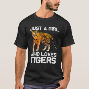 T-shirt Drôle Tiger Girl Art pour les femmes maman Tiger L