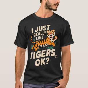 T-shirt Drôle Tigre Art Pour Hommes Femmes Garçons Filles 