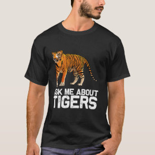 T-shirt Drôle Tigre Art Pour Hommes Femmes Garçons Filles