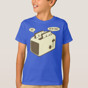 T-shirt Drôle Toast Cartoon - Nous sommes Toast