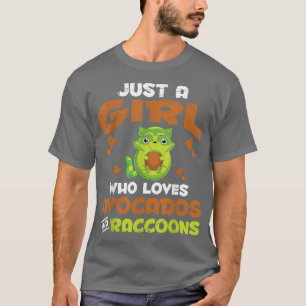 T-shirt Drôle Trash Panda Avocado Amoureux des animaux fem