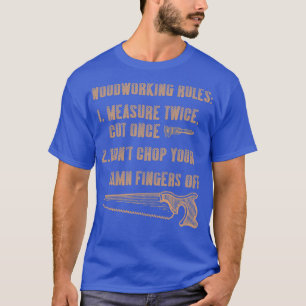 T-shirt Drôle travail de la menuiserie bois Lathe drôle Ca